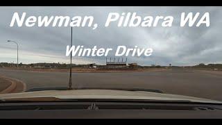 Western Australia Pilbara Drive - Newman Airport - Newman Town Drive -   @abcnewsaustralia