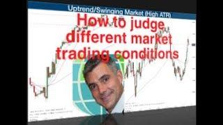 How to judge and Trade different market conditions