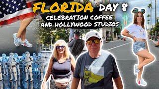 Disney World Hollywood Studios, New Shoes, Splitsville Dinner & Celebration Town Starbucks 