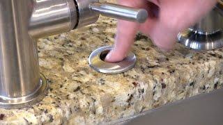 How to install a Garbage Disposal Button - InSinkErator SinkTop Switch STS-SO