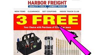 3 FREE Tools @ Harbor Freight