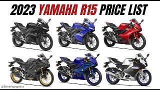 2023 Yamaha R15 Price List | R15S | R15 V4 | R15M 