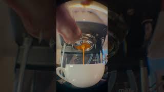 Stunning slow-motion espresso with a bottomless portafilter #shorts #espresso #coffeetime #coffee