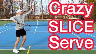 This SLICE Serve Is Almost UNRETURNABLE (Tennis Strategy Explained)