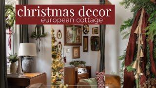 9 Simple & Easy European Cottage Christmas Decor Ideas | Christmas Decorate with me