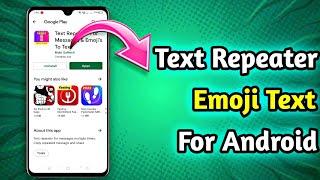 Text Repeator For Android | Krish Tech Tamil