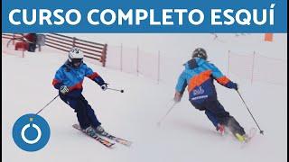 Aprende a ESQUIAR en NIEVE en 1Día ️ Curso COMPLETO de ESQUÍ