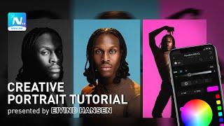 Creative Portrait Tutorial EP1 with Nanlink & Nanlite | Eivind Hansen