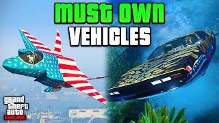 Top 10 MUST Own Vehicles To Buy in GTA Online! (Updated)