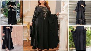 modern fashion black colour abaya collection || latest dubai abaya style 2024