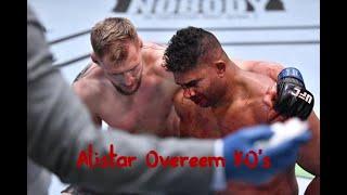 All of Alistar Overeem KO Losses (ALL KO's)