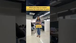 When you stay in same company for more than 10 years  #memes #shorts #jobrefer4u