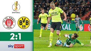 FC St. Pauli - Borussia Dortmund | Highlights - Achtelfinale | DFB-Pokal 2021/22