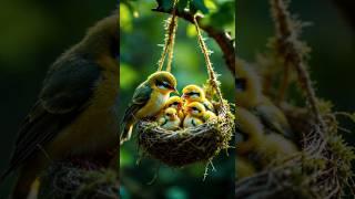 Baby Birds' First Day in the Nest  | Wildlife Close-up