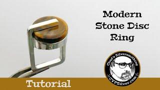 Make a Stone Disc Ring:  A Silversmithing Tutorial