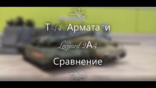 Сравнение Т-14 "Армата" и Леопард 2А4 І Технические характеристики