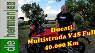 40.000 Km mit der Ducati Multistrada V4S Full. Infos & bisherige Kosten im Video