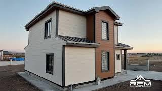 200m2 (4+1) Çelik konstrüksiyon villa(Ev) /lüks villa