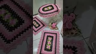 Jogo De Banheiro Retangular 🩷🩷 Modelo Val @atelielorencroche