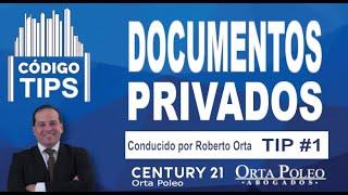 TIPS PARA DOCUMENTOS PRIVADOS #CODIGOTIPS #1