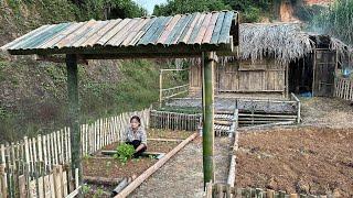 Single mother builds new garden alone