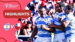 100 cap Sanchez stars in South American clash | Argentina v Chile | Rugby World Cup 2023 Highlights