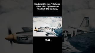 WW2 Historic Footage Restored: P-51 #Shorts #History #Military #War