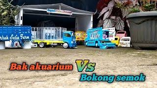 Woow Obrak Abrik artis truk di irysad putra karoseri | versi miniatur truk |