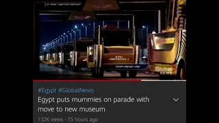 Egypt Parades Mummies