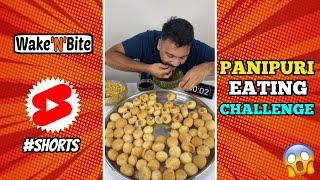 10 SECONDS PANIPURI EATING CHALLENGE 10 सेकंड पानीपुरी चैलेंज #shorts #panipuri #foodie