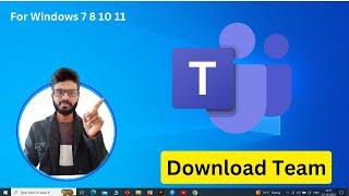 How to Download and install Microsoft team ||  microsoft team meeting download kaise kare ?