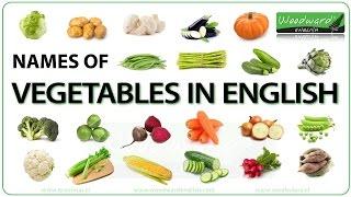 Vegetables in English | Names of Vegetables | Learn English Vocabulary | ESOL Vegetables Names