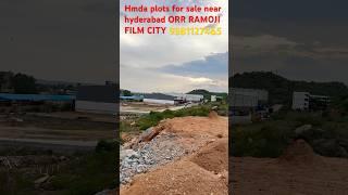 hmda plots for sale near ramoji film city #hmdaplots #gatedcommunity #villa #plots #trending #shorts