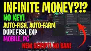 NEW Fisch Script for INFINITE Money, AFK Auto-Fish, Dupe, Auto Farm Roblox Fisch Macro No Key Mobile