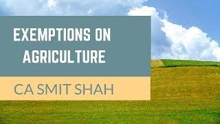 Exemptions on Agriculture Services