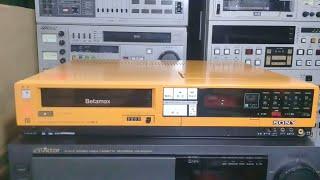 Sony SL-F3 Vintage Yellow Betamax VCR