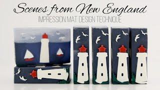 The Lighthouse: Creating a Scene w/ an Impression Mat Cold Process Soap