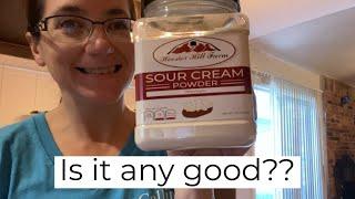 Taste Test: Sour Cream Powder - Emergency Food Storage