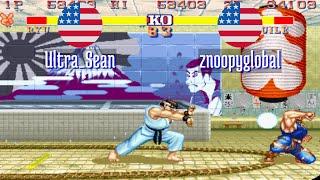 FT5 @sf2hf: Ultra_Sean (US) vs znoopyglobal (US) [Street Fighter II Hyper Fighting Fightcade] Oct 1