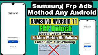 Samsung Frp Android 11 | A10s, A20s, A30s, A40s, A50s, A60s, A70s, A80s, A90s, Frp Bypass New Method