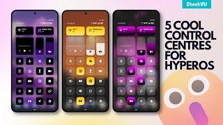 5 Cool Control Centre Themes for Xiaomi HyperOS | Best HyperOS Themes