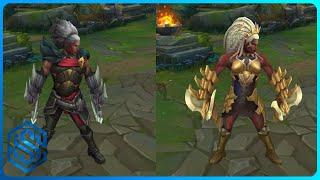 Chosen of the Wolf Ambessa vs Classic Ambessa Skin Model Comparison