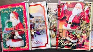 Christmas Card Junk Journals - Part 4/4