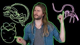 How Every Xenomorph Fits With Every ALIEN Film! (Because Science w/ Kyle Hill)