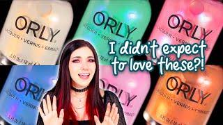 These nail polishes surprised me! Orly Aqua Aura Spring 2024 Swatch and Review || KELLI MARISSA