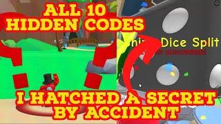 I HATCHED A SECRET BY ACCIDENT + ALL 10 HIDDEN CODES | ROBLOX VALUES BUBBLEGUM SIMULATOR (VBGSR)