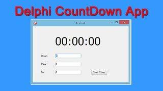 [Delphi / Pascal] Count Down Application