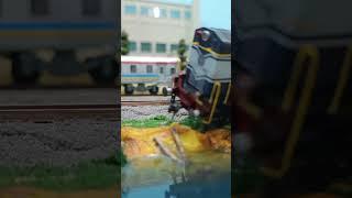 Indian Railways Miniature Model Train Crash | Train Accident #shorts #indianrailways #trainvideo