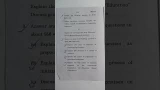 MAEDU// IGNOU//  MES012// JUNE SESSION 2023 #education #ma #maeducation #questionpaper #ignou
