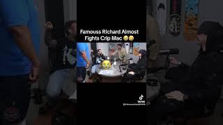 Famouss Richard almost fights Crip Mac  #viral #trending #reels #fyp